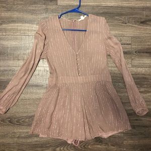 Mauve Romper